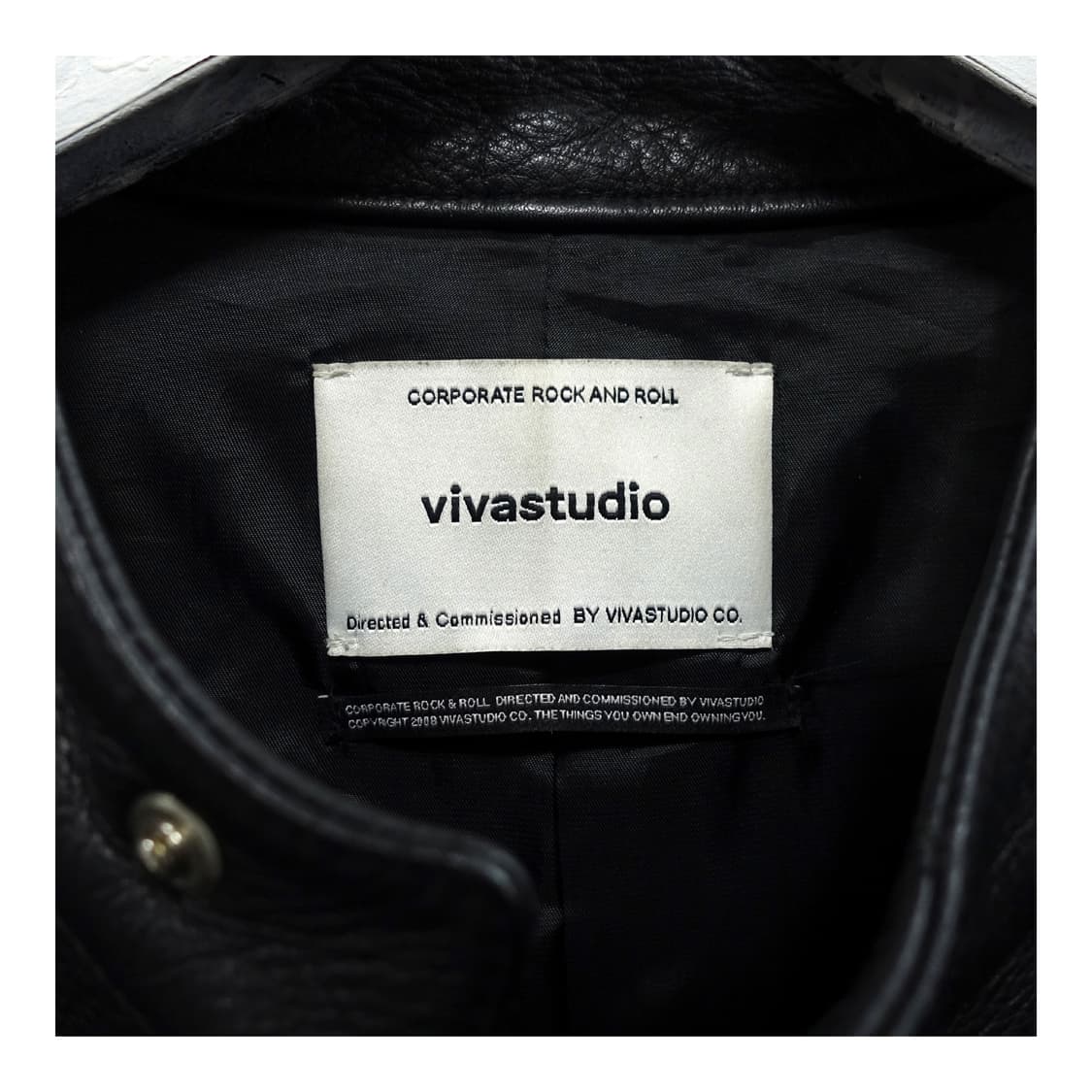 VIVASTUDIO 비바스튜디오 섀도우라이더스 카우 나파 레더 라이더자켓 상품이미지9