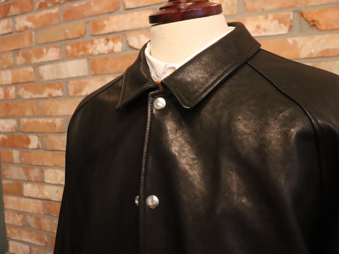 우드비 램스 레더 코치 자켓 3사이즈 상품이미지2