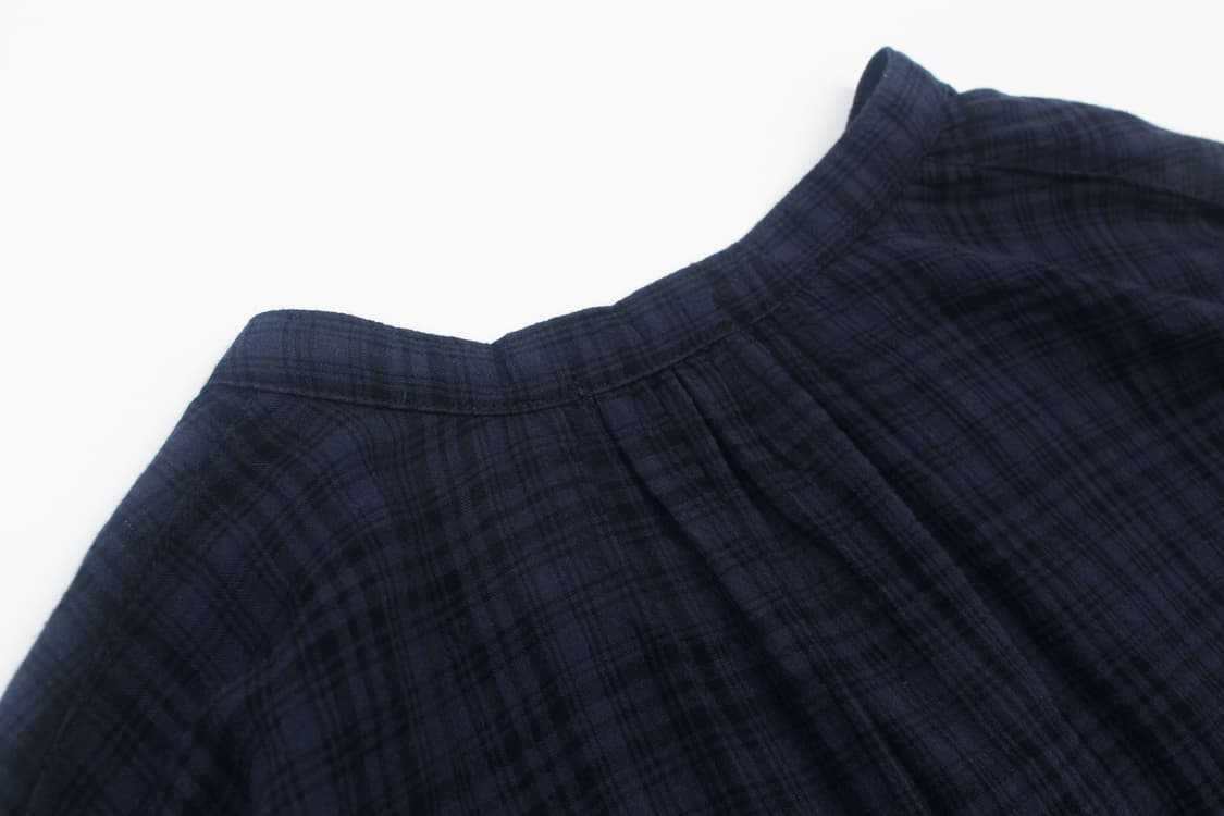 SWEET FLEUR Oversized Check Dolman Blous 상품이미지8