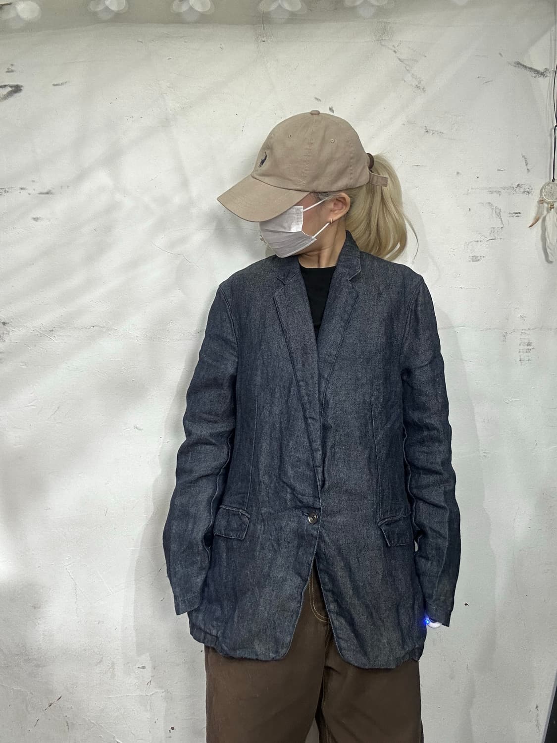 Ck 캘빈 클라인 데님 블레이저 정장 자켓 L 상품이미지2