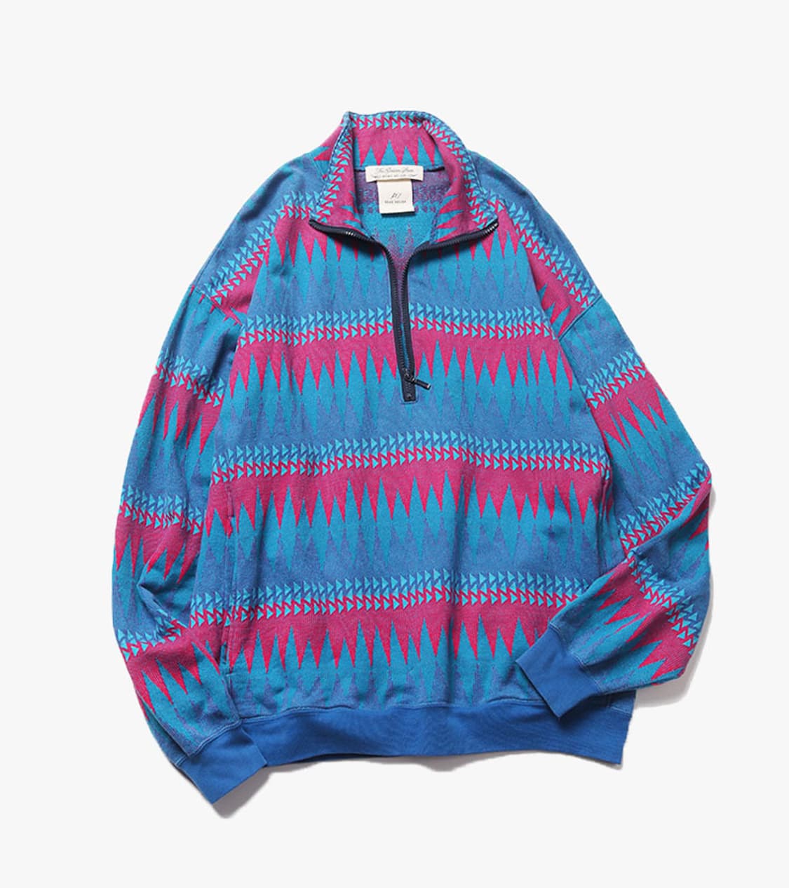 REMI RELIEF - NATIVE JACQUARD HALF ZIP 상품이미지1
