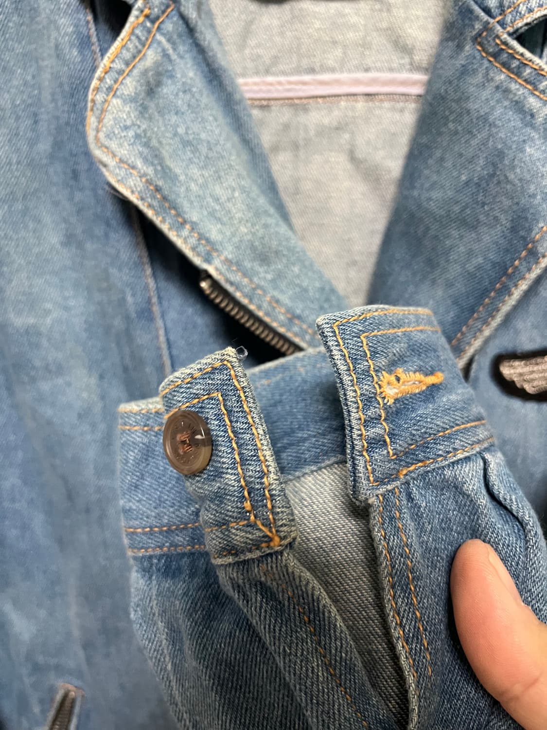 VISIT 데님 블루종 자켓 상품이미지3