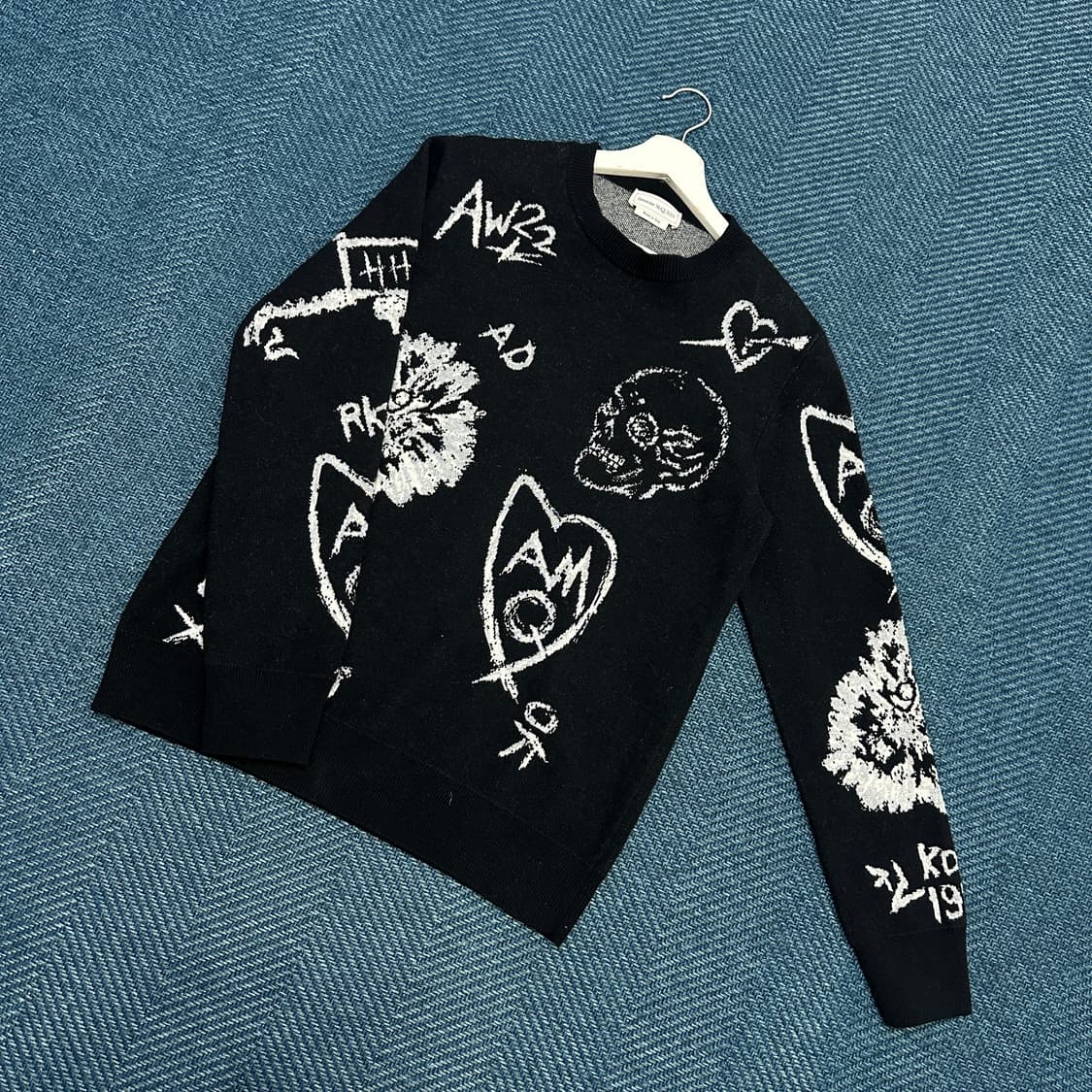 [L] 알렉산더맥퀸 스컬 니트 상품이미지1