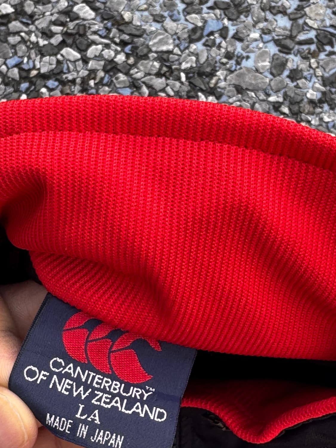 캔터베리 럭비 선수 지급용 오버핏 바람막이 자켓 상품이미지5