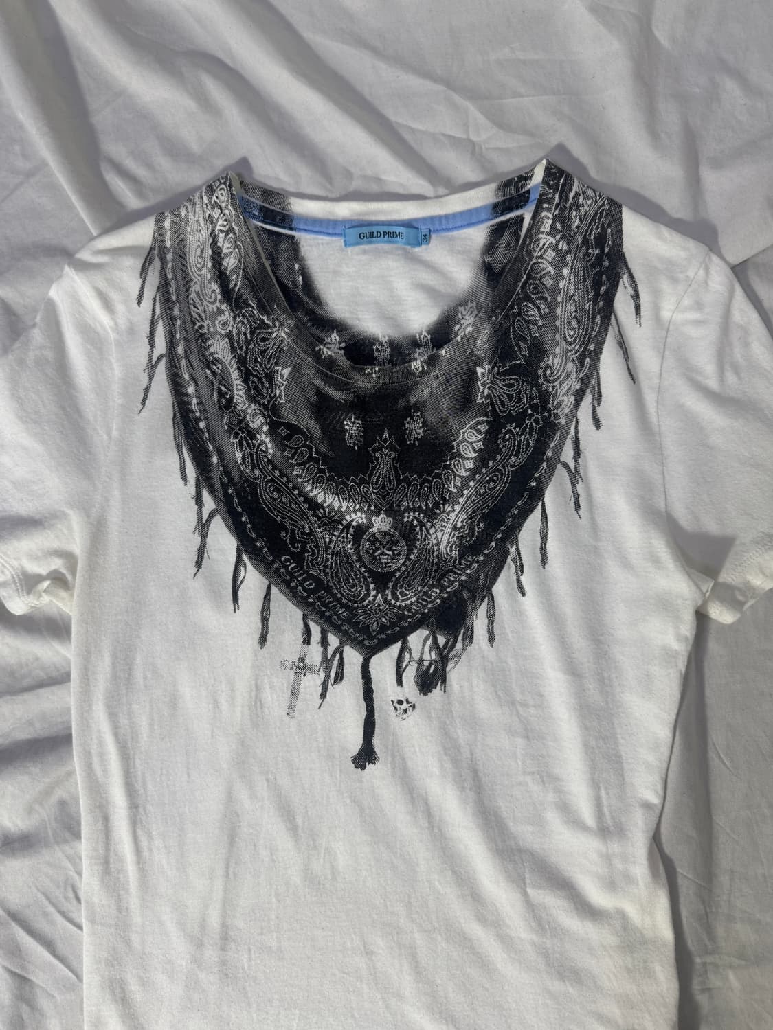 Guild prime 반다나 스톨 프린트 티셔츠 웨스턴 y2k goa 상품이미지1