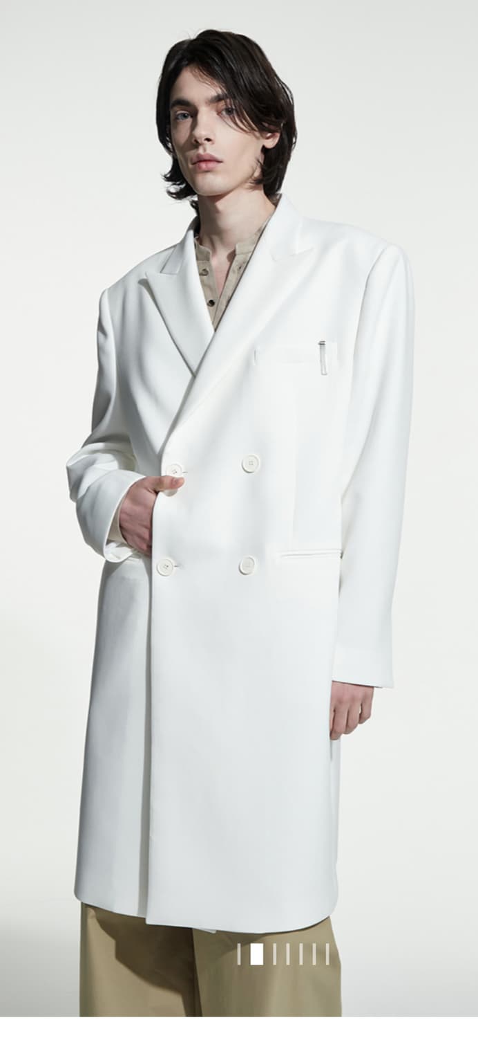 시스템옴므 21ss 파리컬렉션 더블 트렌치 코트 팝니다 상품이미지1