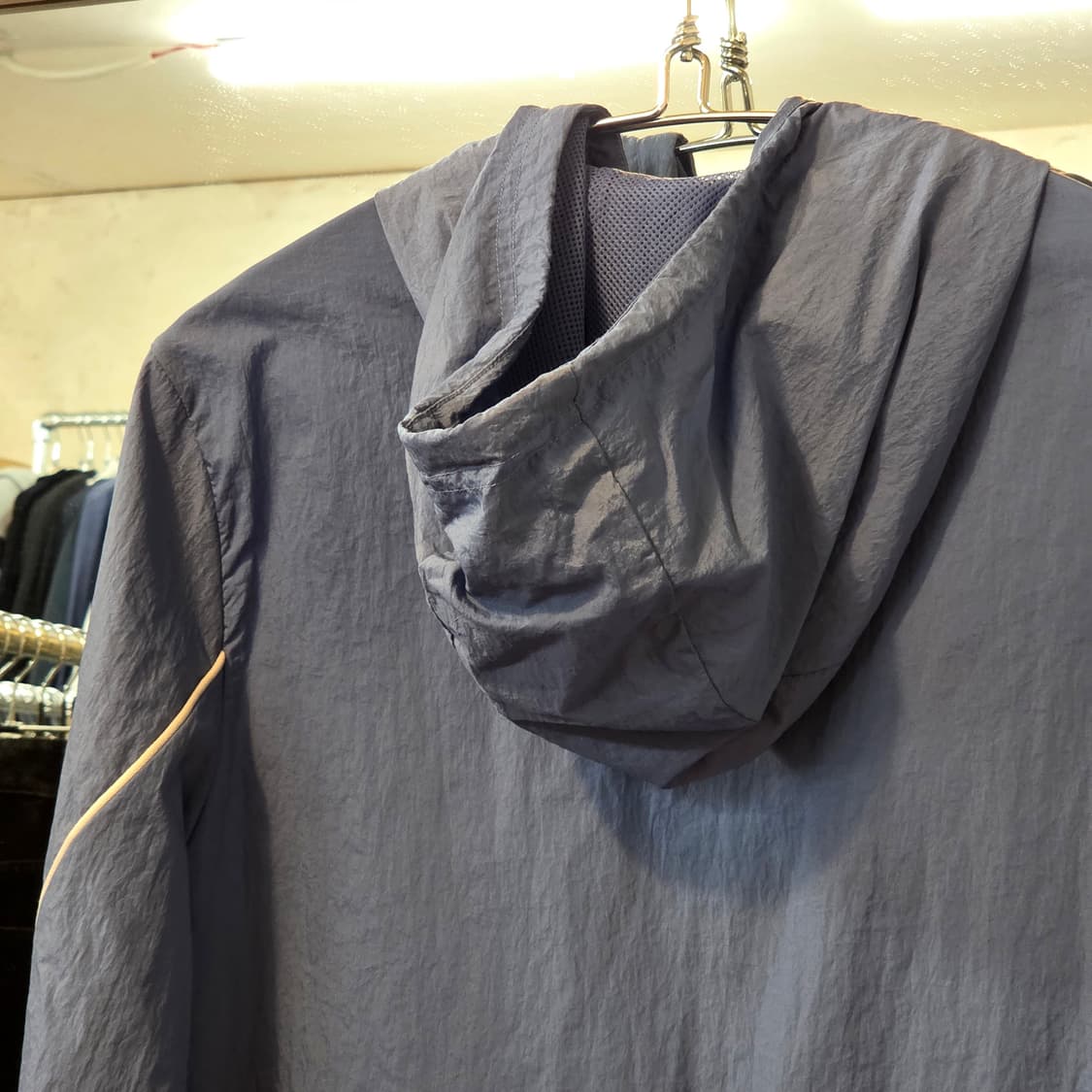 아디다스 블루 아노락 바람막이 후드 상품이미지7