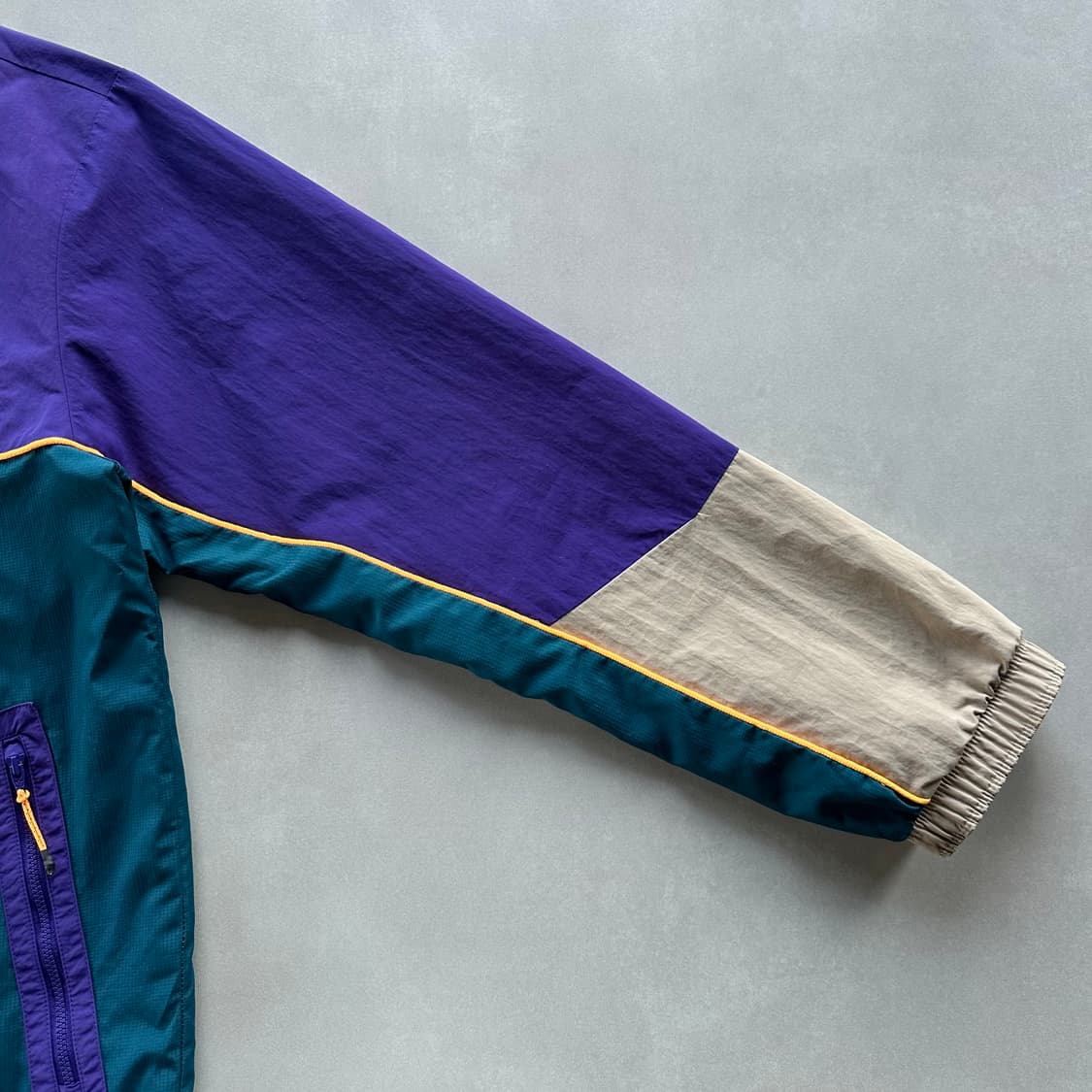 [XL]아디다스 퍼플 그린 트랙탑 바람막이 상품이미지4