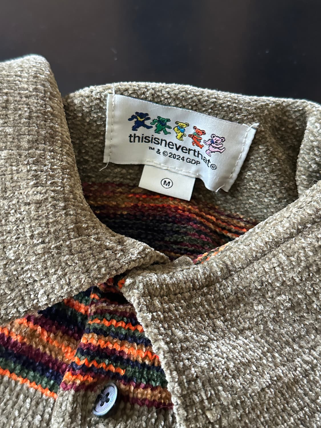 디네댓 그레이트풀 데드 벨벳 니트 M사이즈 상품이미지3