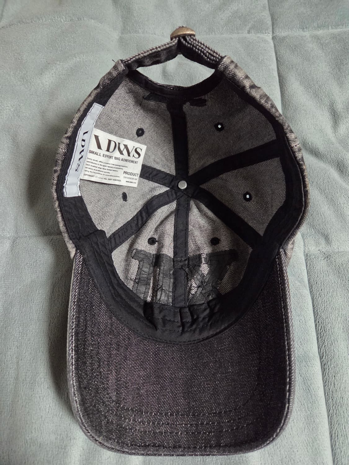 아이돈워너셀 idws 볼캡 블랙 XII Time Applique 상품이미지2