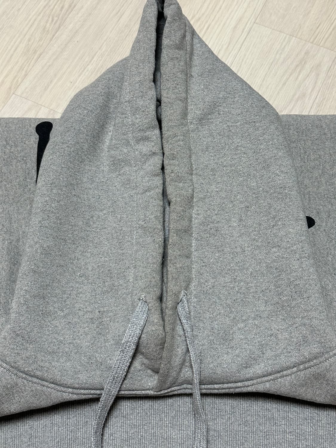 스투시 STUSSY 베이직 로고 기모 후드티 그레이 상품이미지6