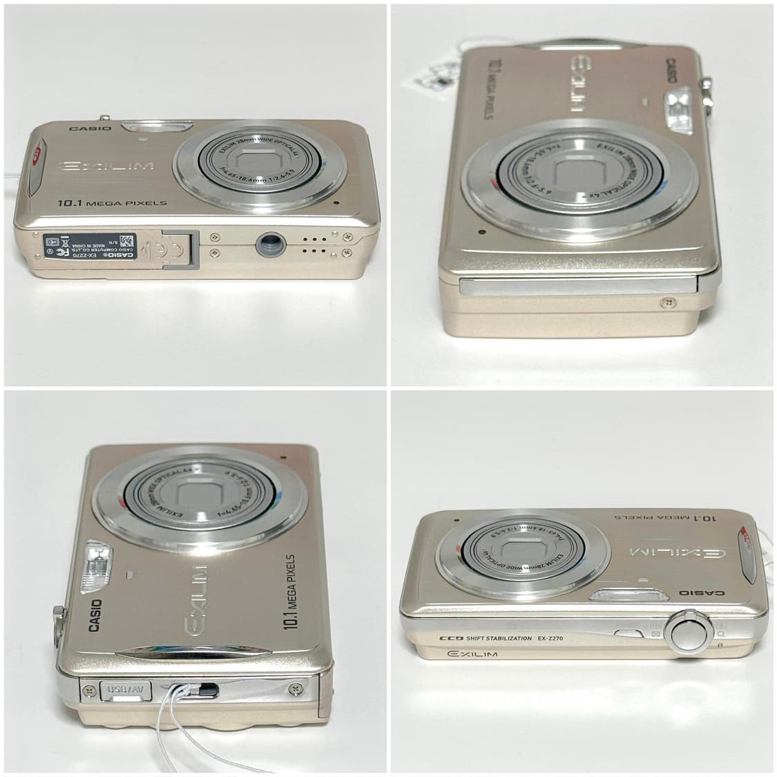 카시오 엑슬림 Z270 샴페인골드 빈티지디카 상품이미지5