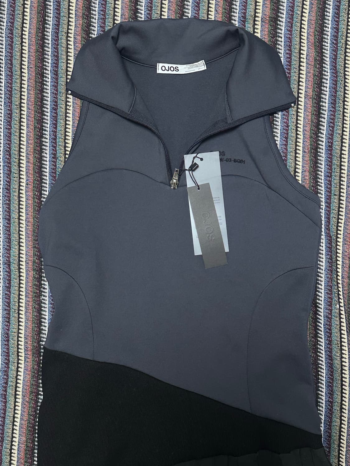 오호스(ojos) 로우라이즈 미디 원피스 상품이미지3