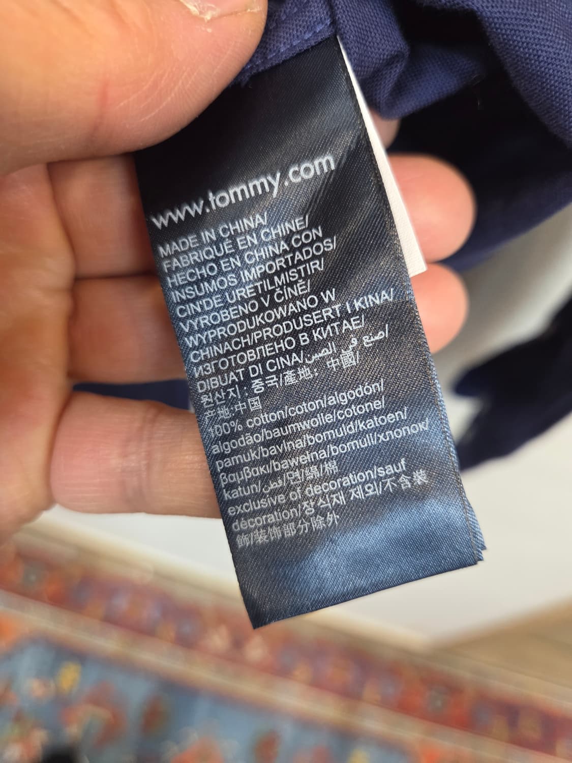 타미힐피거 린넨 느낌 셔츠긴팔 xs 레귤러핏  상품이미지4