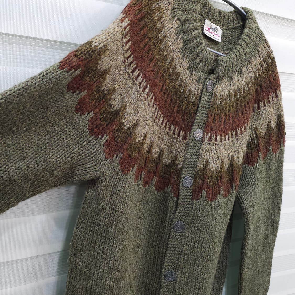 80s Danspun 핸드니트 스웨터- 프리사이즈 상품이미지5