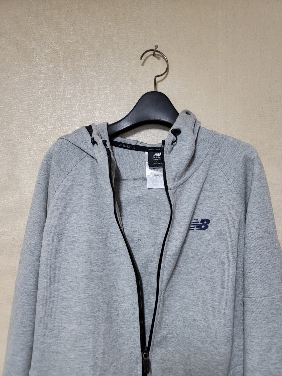 뉴발란스 이중지 후드집업 상품이미지3