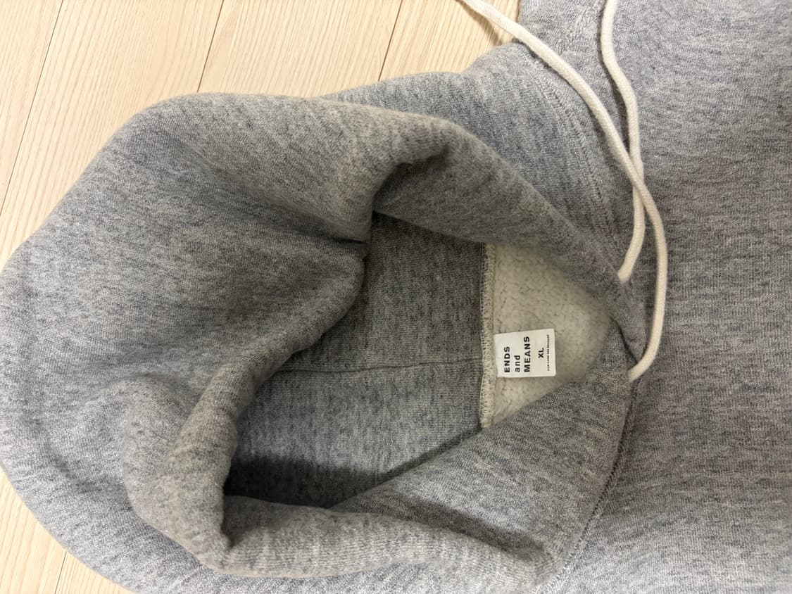 엔즈앤즈민즈 회색 후드티  상품이미지2