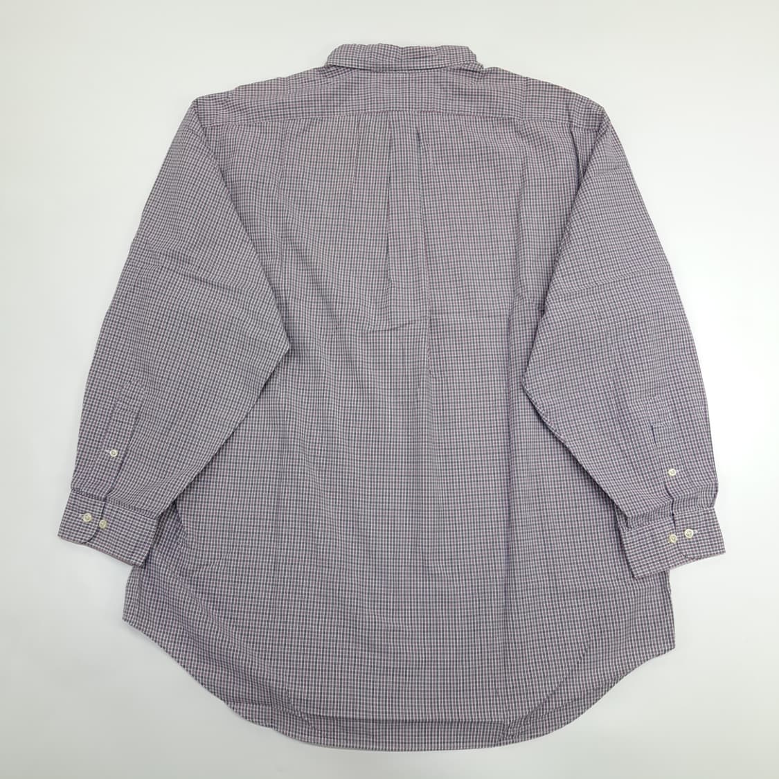 Co985 XL 폴로 랄프로렌 퍼플 마이크로체크 긴팔 셔츠 남방 상품이미지7