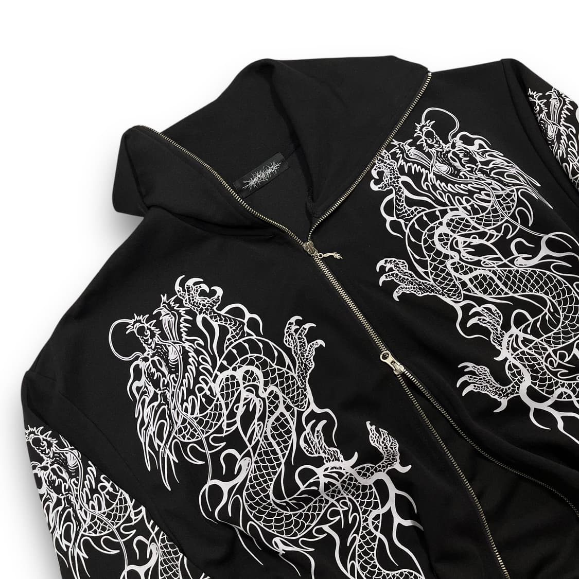 왓더파티 오리엔탈 드래곤 다크 트랙 투웨이 자켓 상품이미지4