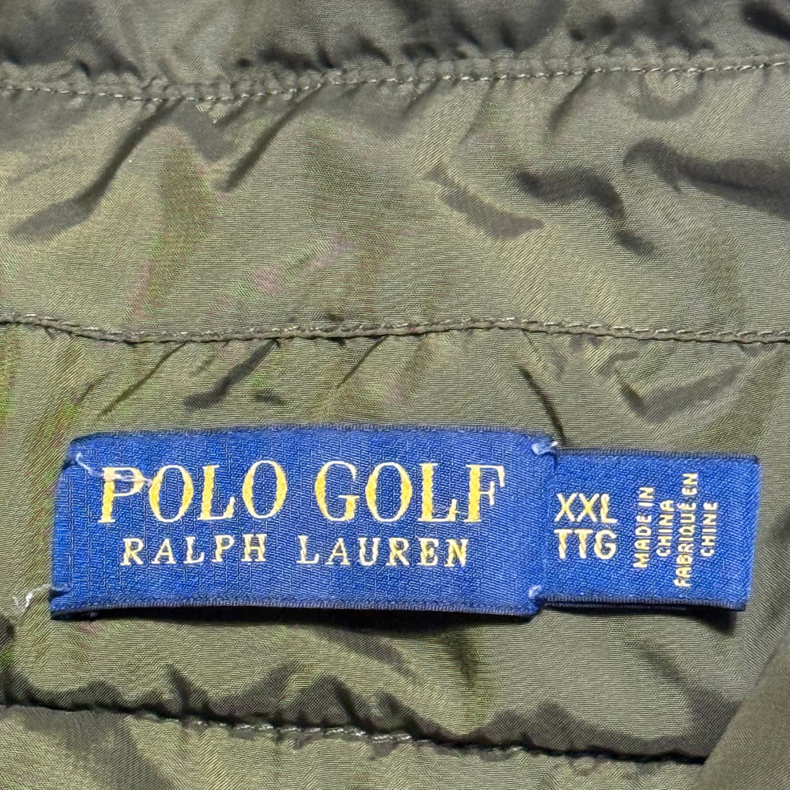 XXL 폴로랄프로렌 골프 올리브 그린 니트 경량 패딩 상품이미지4
