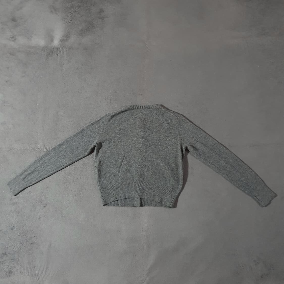 샤인온유 캐시미어 100% 베이직 가디건 그레이 상품이미지3