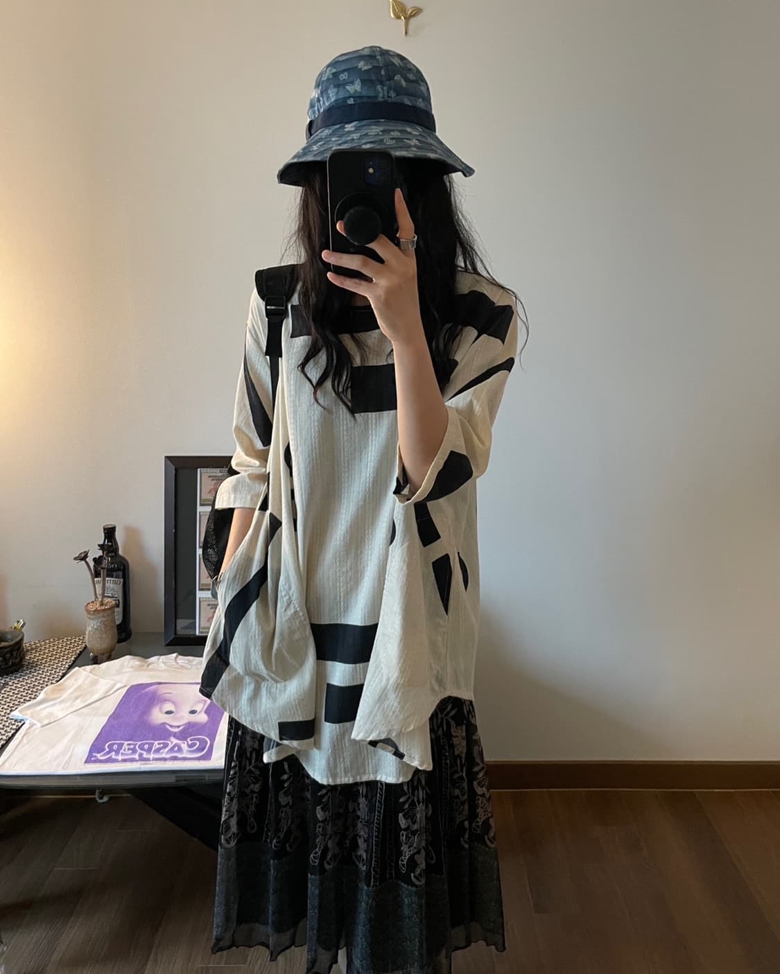 indigo bucket hat 상품이미지9