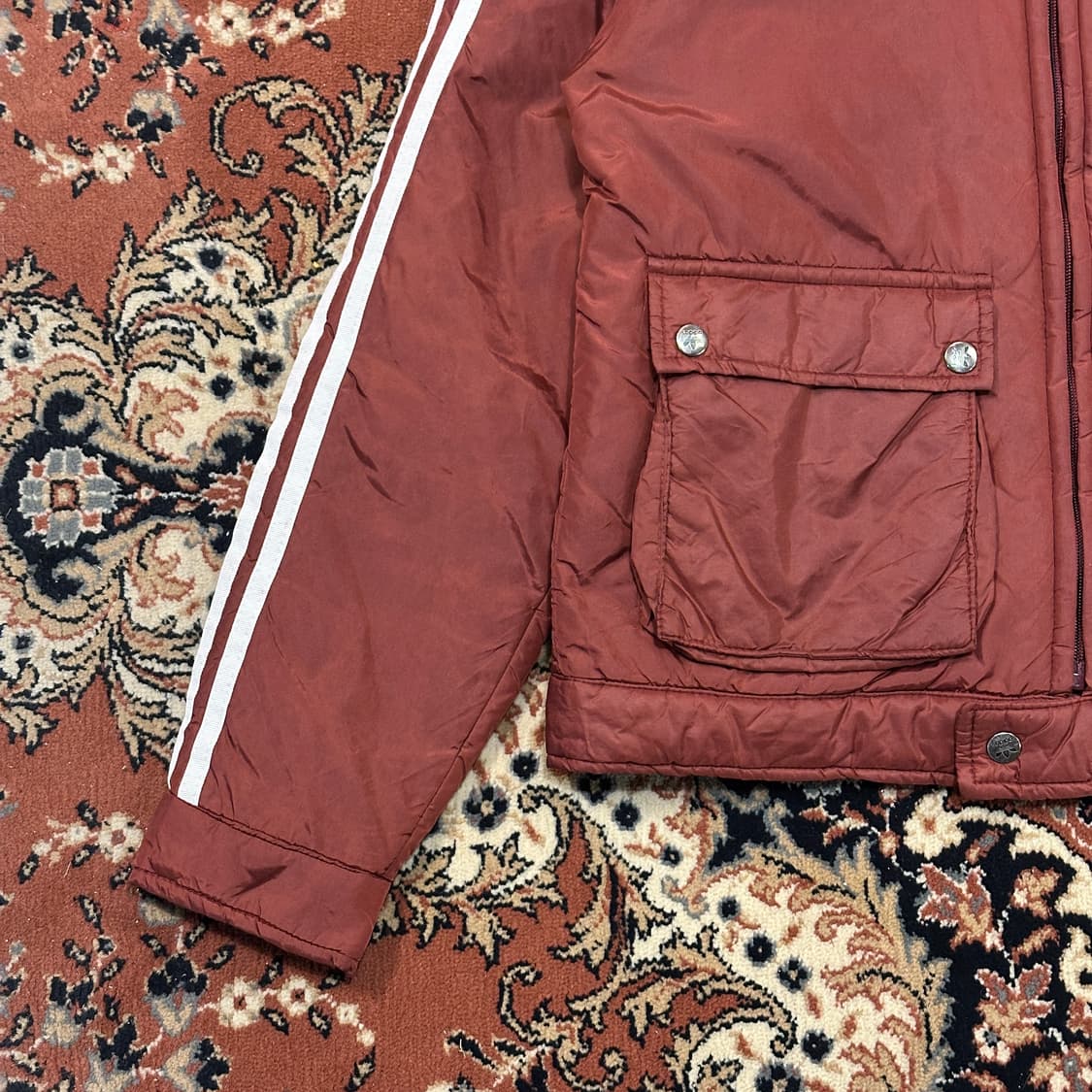 아디다스 올드스쿨 경량패딩 마룬 (M) 상품이미지4