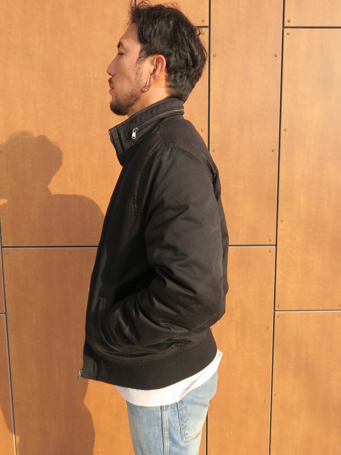 H&M 블랙 붐버자켓 M size 상품이미지4