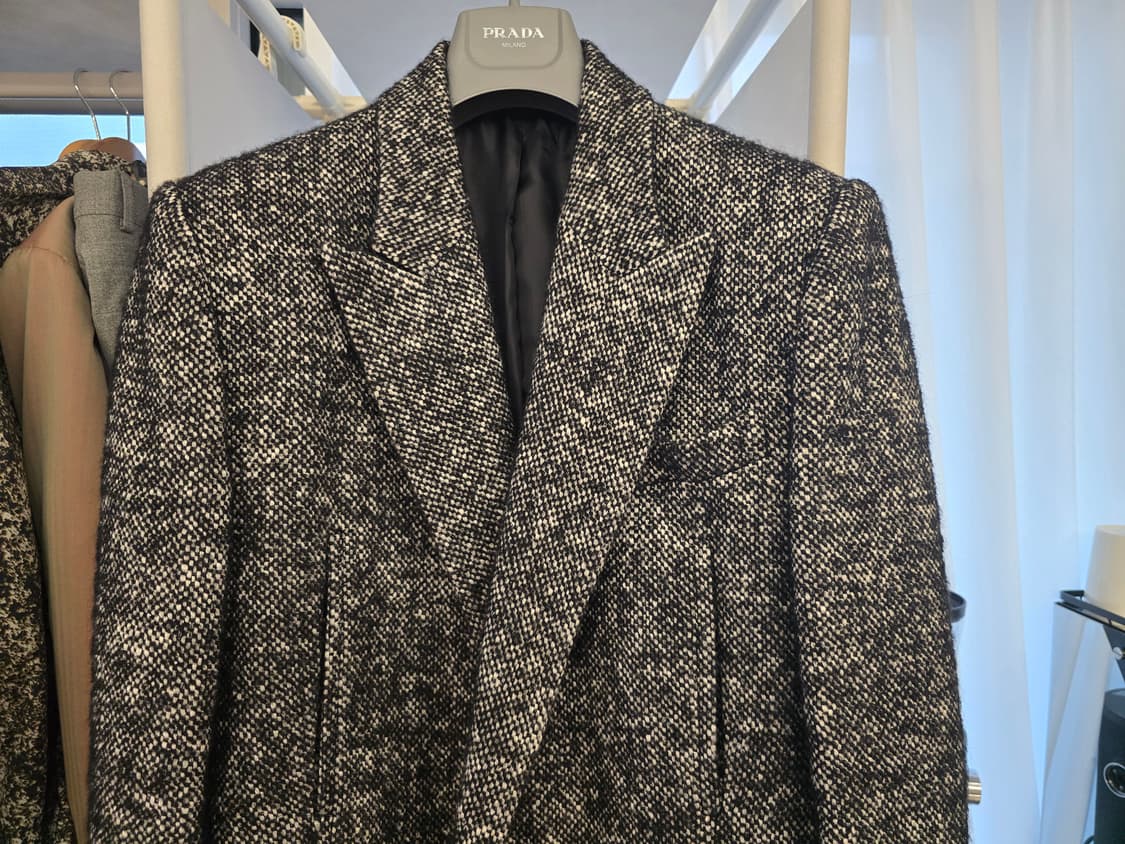 준지 트위드 롱코트 48사이즈(103~105) 상품이미지3