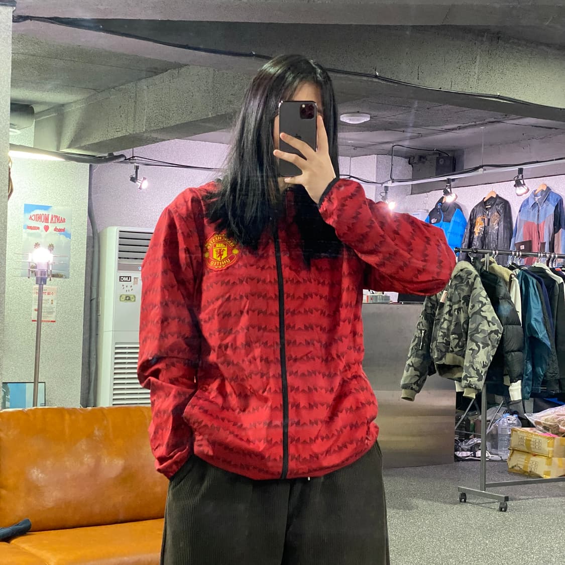 아디다스 이큅먼트 맨유 패턴 윈드브레이크 B3133 상품이미지1