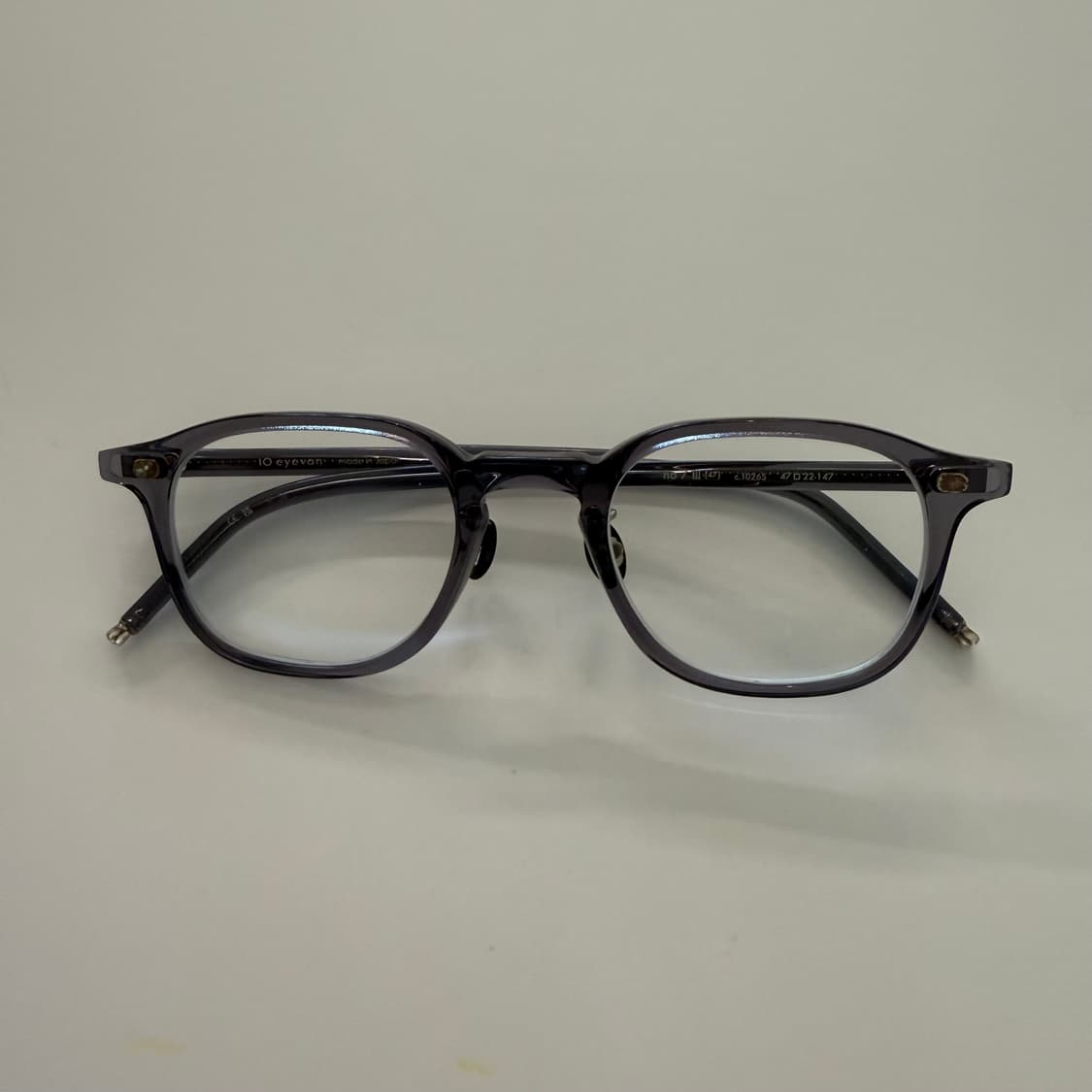 텐아이반 No.7(47사이즈) 그레이 안경 팝니다(c1026s) 상품이미지1