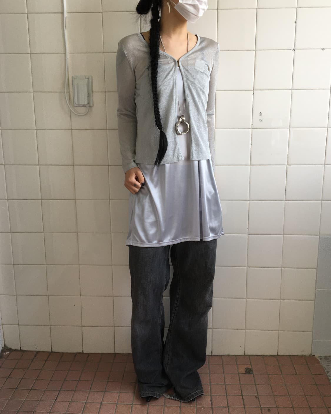 Glitter sliver mood cardigan 상품이미지8