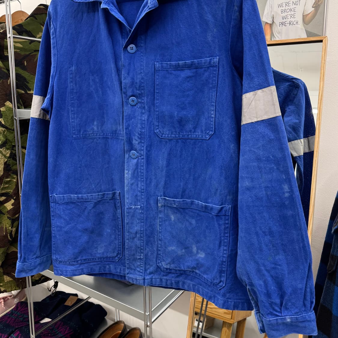 90s 빈티지 프렌치 워크 자켓 (S)   상품이미지3