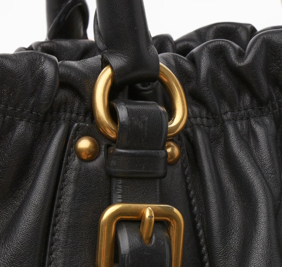 [S급] 프라다 소프트 카프 레더 토트백 판매합니다!!! 상품이미지5