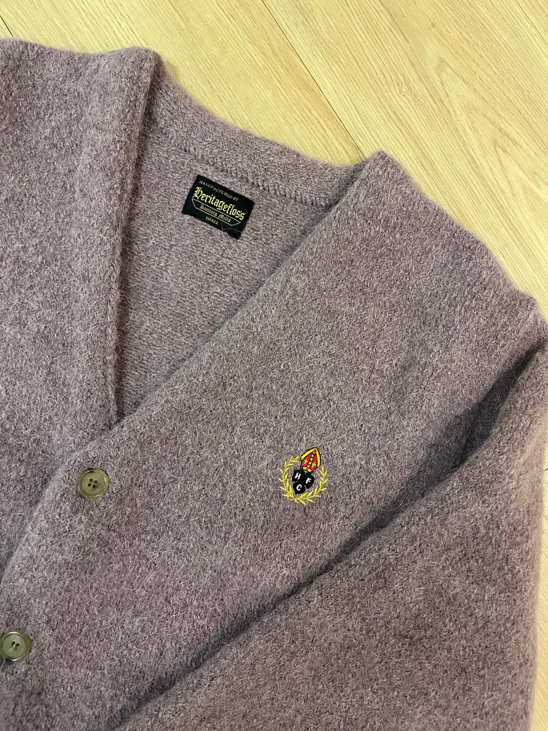 헤리티지플로스 가디건(퍼플핑크/S) 상품이미지2