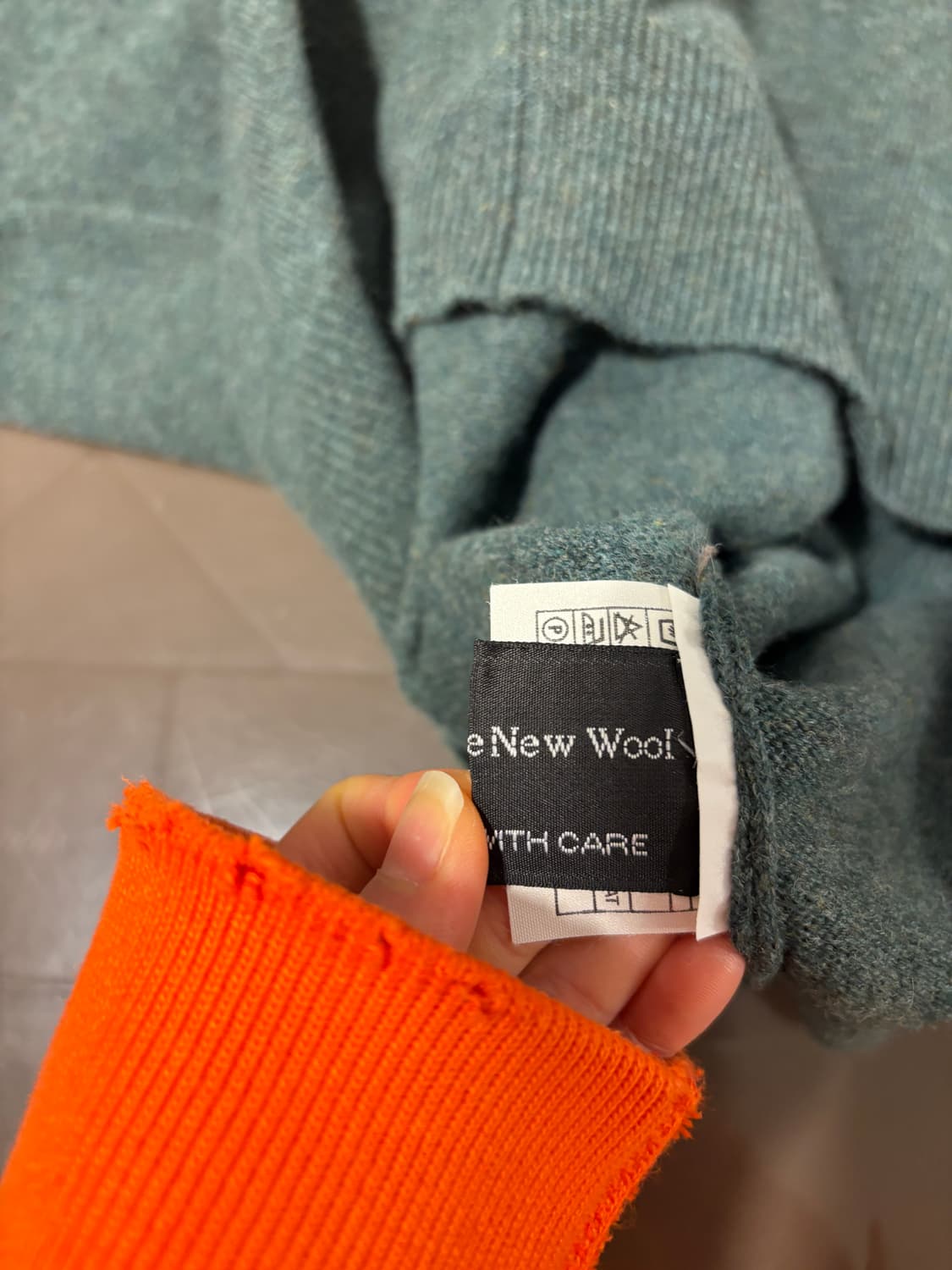 빈티지 램스울 니트 상품이미지9