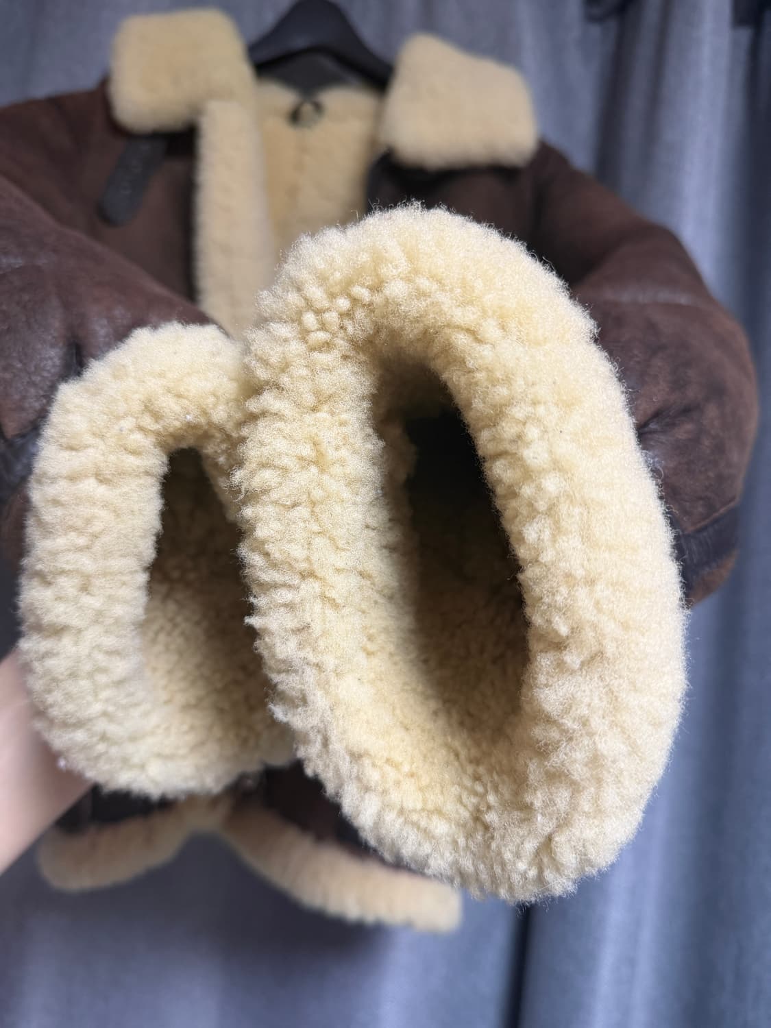 리얼 양가죽 B-3 무스탕 상품이미지3