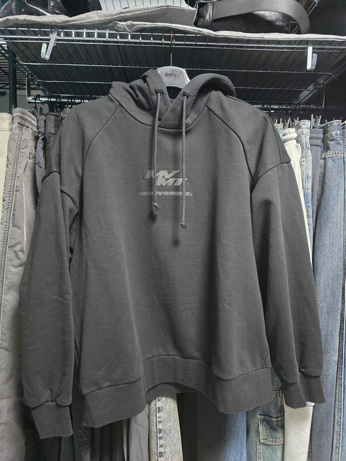 준지 코튼 루즈핏 그래픽 후디 s사이즈 상품이미지2