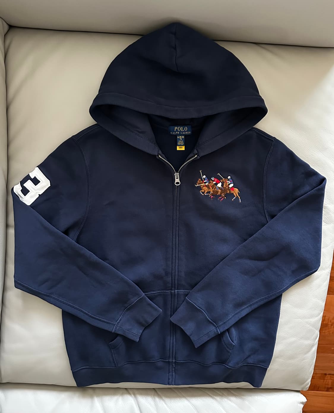 폴로 랄프로렌 트리플 빅포니 후드집업 상품이미지1