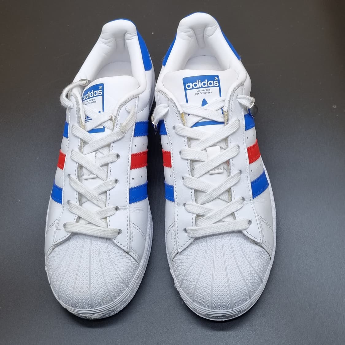 아디다스 슈퍼스타 흰/빨/파 스니커즈220 상품이미지2