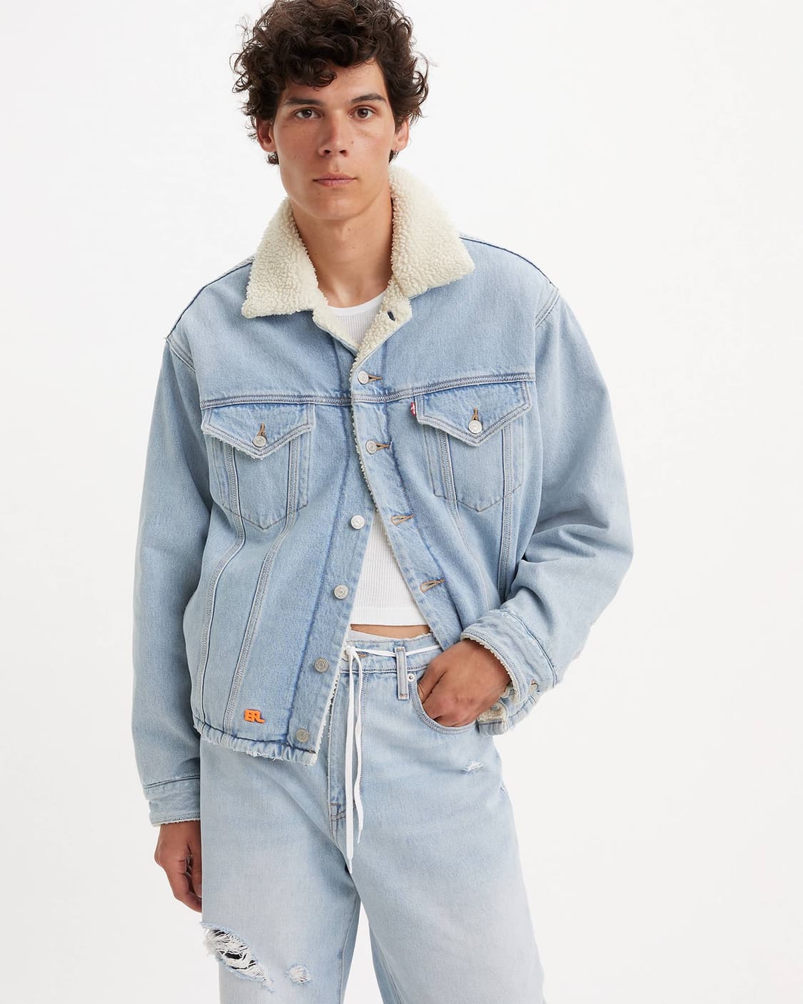 ERL X 리바이스 / 쉐르파 데님자켓 / L 상품이미지2