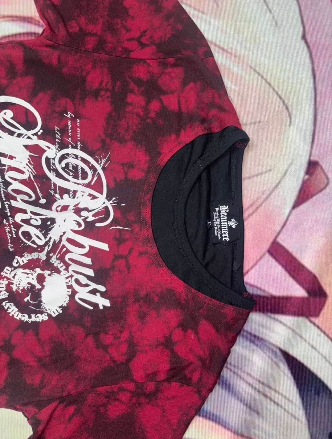 Beaumere 펑크 스컬 비대칭 롱슬리브 상품이미지3