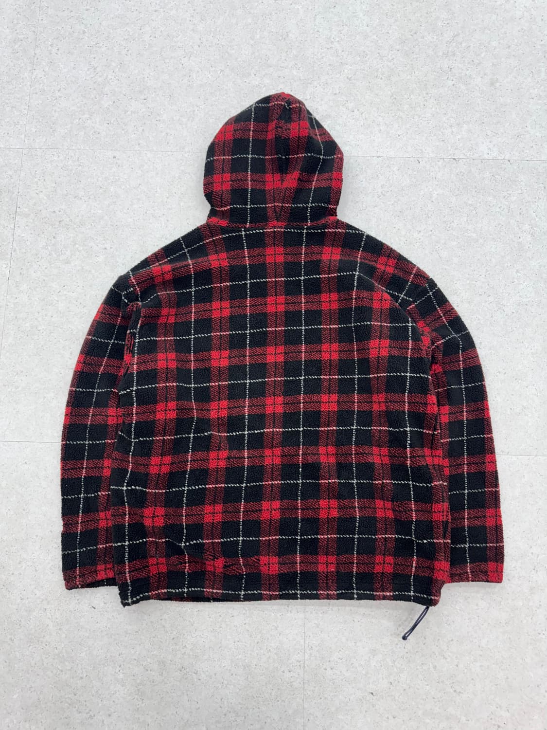 콜럼비아 뽀글이 체크 플리스 집업 상품이미지4