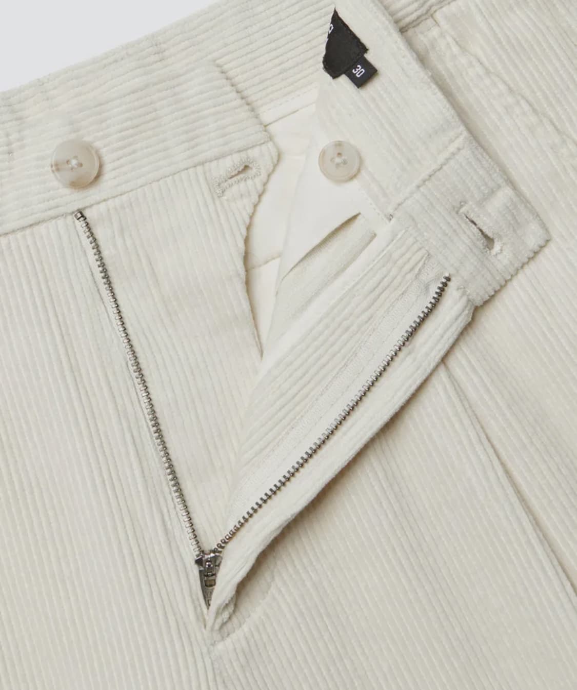 무신사 스탠다드 와이드 코듀로이 팬츠 크림 상품이미지3