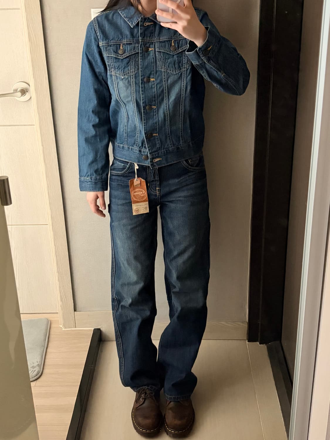 COLZA 클래식 워싱 진청 데님 자켓 상품이미지2