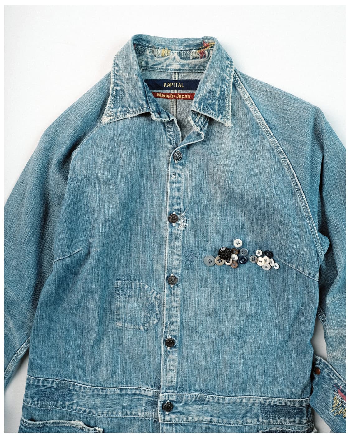 캐피탈 올드 라벨 커스텀 데님 코트 1사이즈 상품이미지2