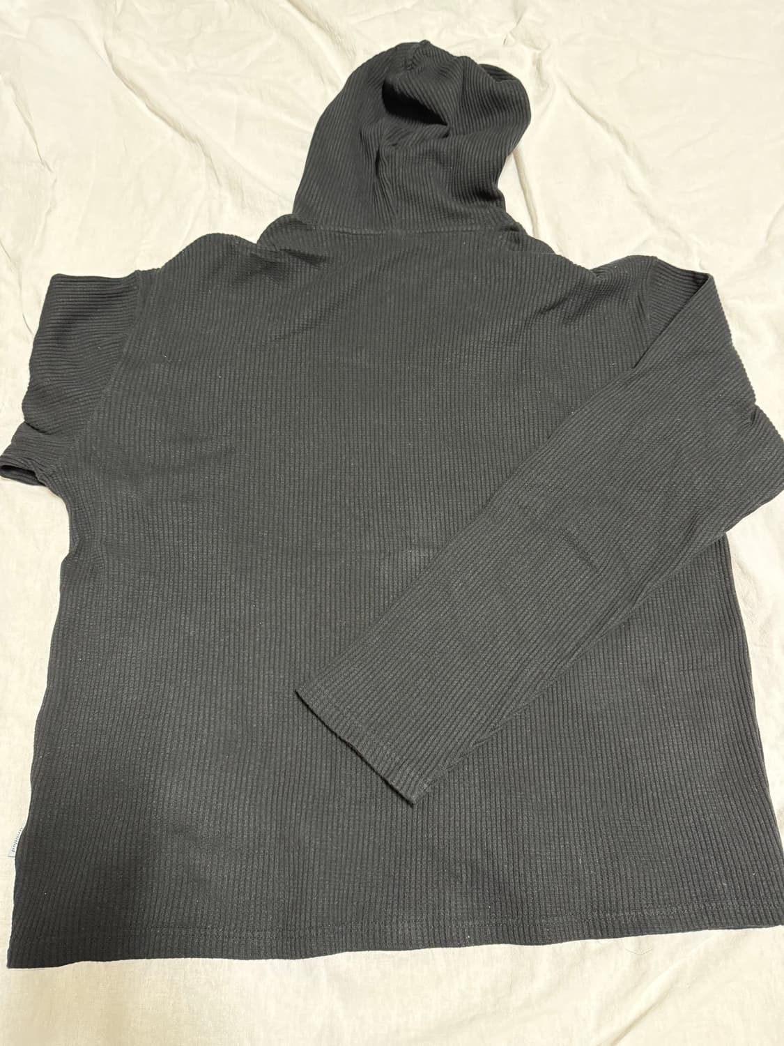 [OS] 언타이틀드 아이딜 와플후드 블랙 상품이미지2