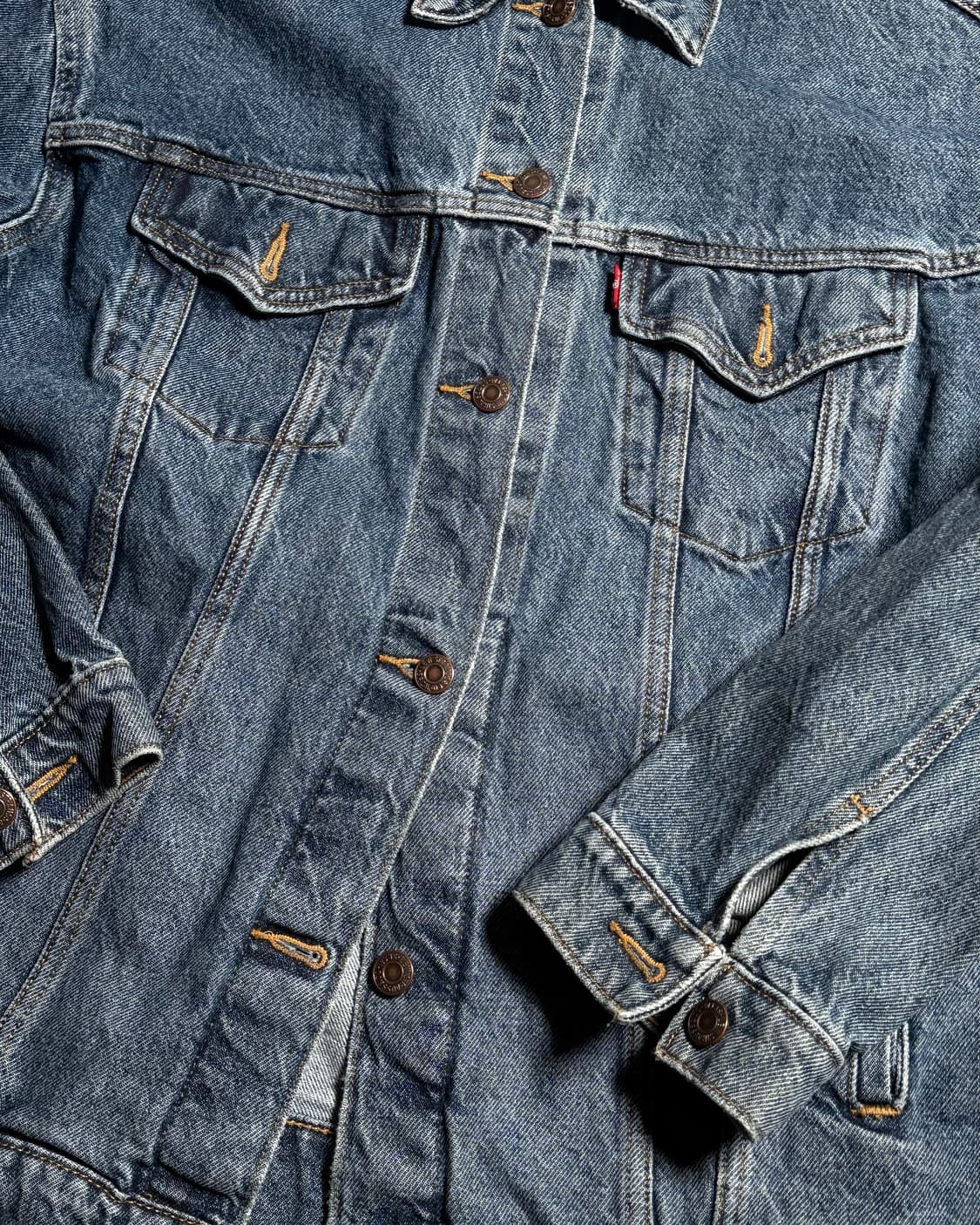 리바이스 52304 타입 3세대 데님 배기 트러커 자켓 S 상품이미지3