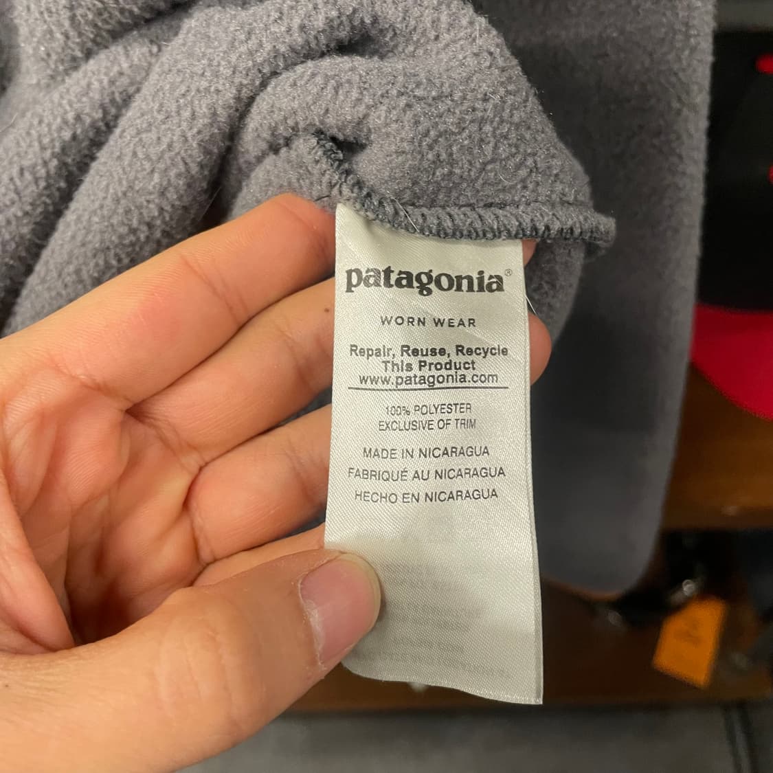 FA18 파타고니아 라이트웨이트 신칠라 스냅 패턴 풀오버 플리스 N144 상품이미지8
