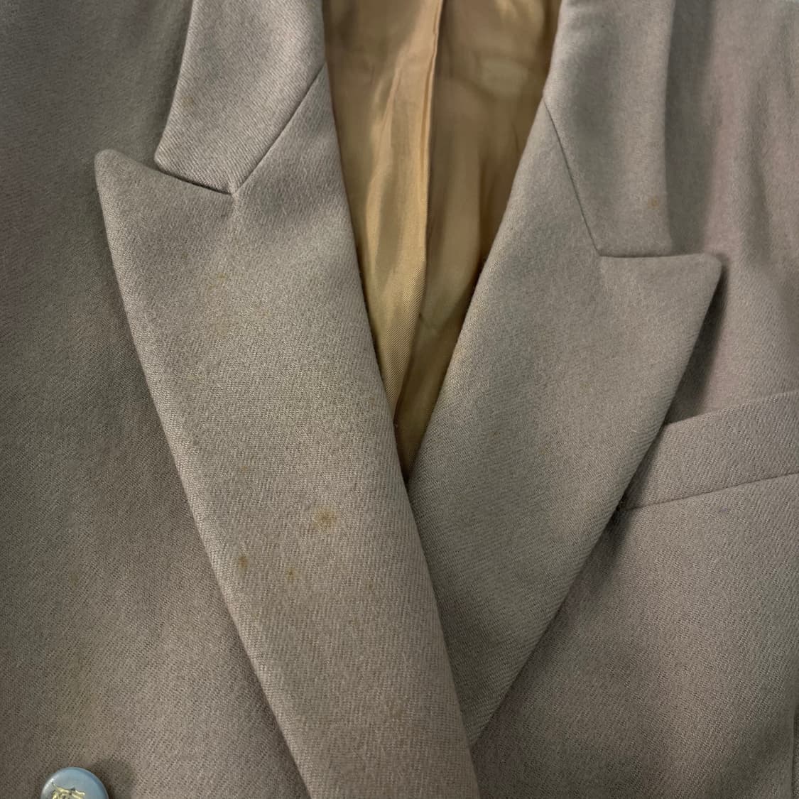 100 버버리 일본판 90s 금장 3버튼 울 블레이저 자켓 상품이미지6